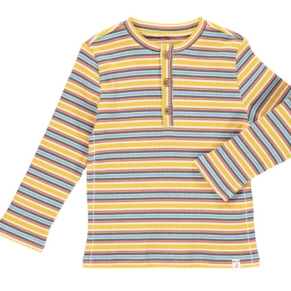 Me & Henry Ribbed Henley Shirt
